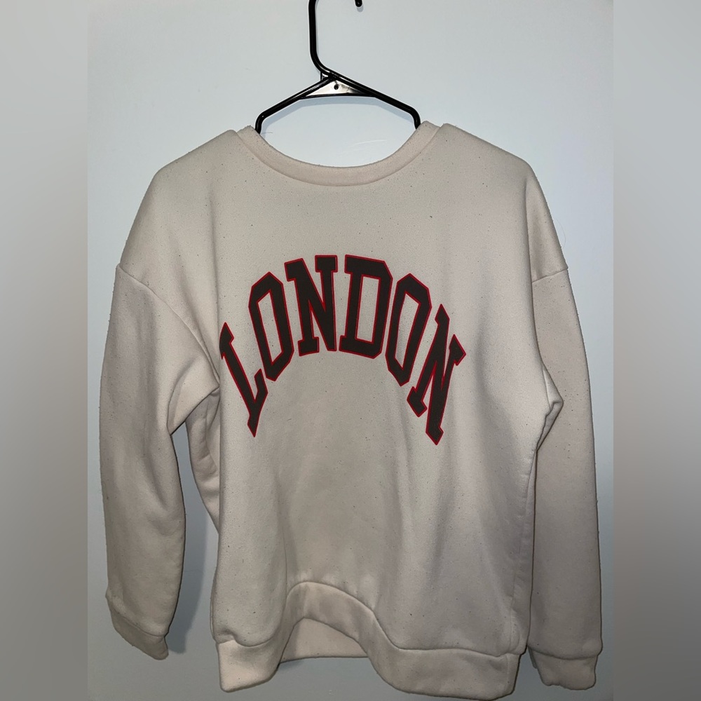 Tan crew neck